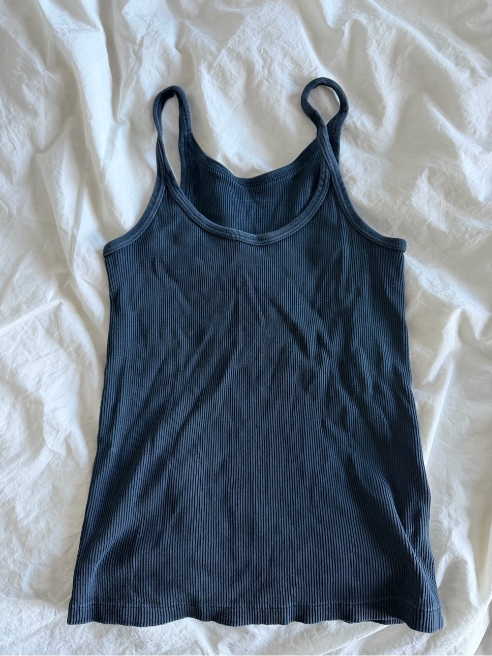 Brandy Melville Navy Ribbed Tank